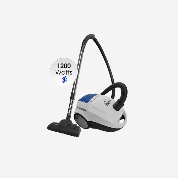 airstream100-1 Airstream AS100, 1200 Watts. Mid-Size Canister Vacuum with HEPA Filtration and HEPA Bag