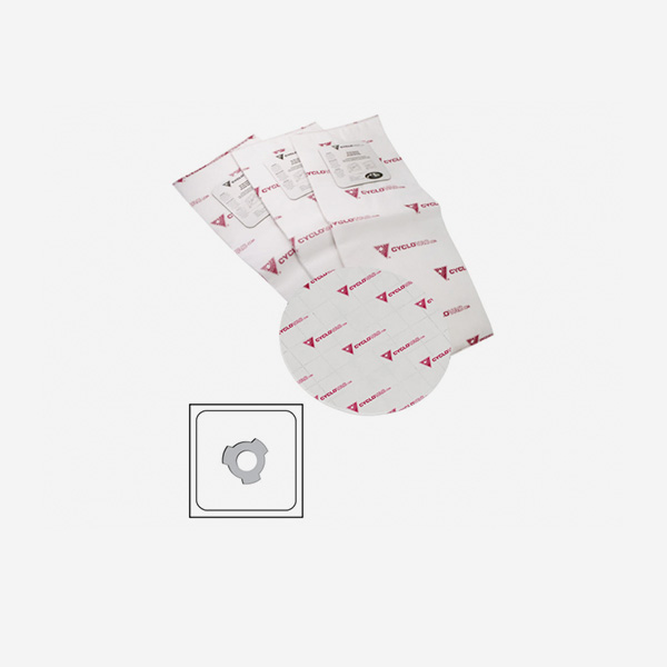 Compact Electrostatic Filter Bag - 3 Notches - Set of 3 with 1 Round Filter Included - 16 l (3,6 gal)